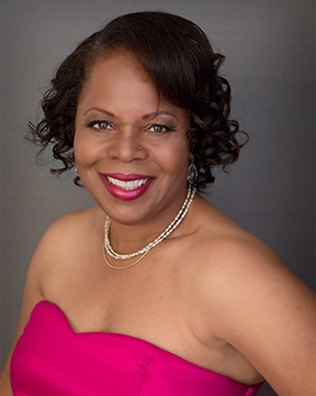 Woman twirling in a glamour portrait